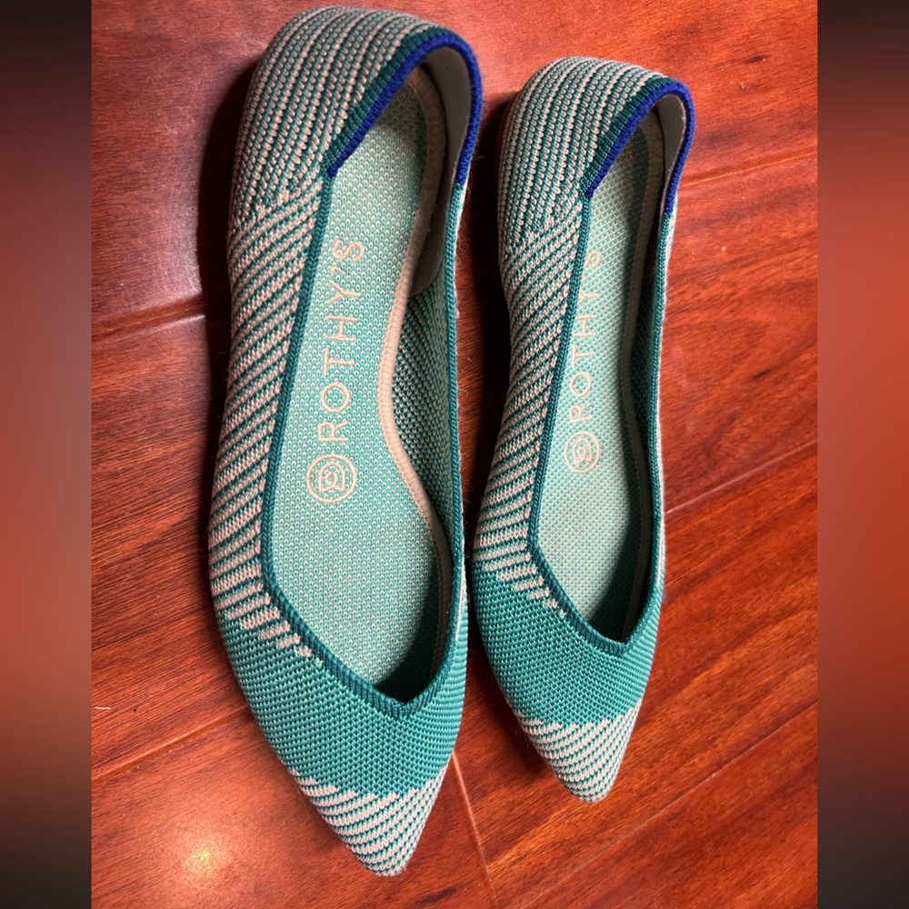 Rothy’s Calypso Green, The Point Flats - image 2